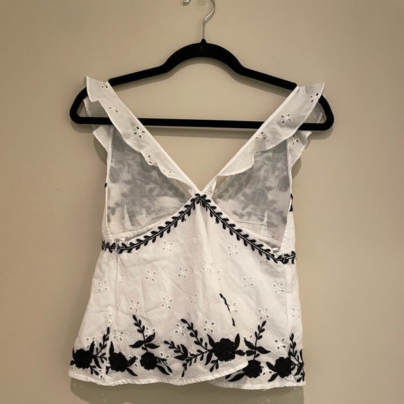 zara embroidered tank top! - Picture 2 of 3